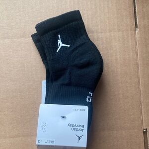 Jordan Everyday Black Athletic Socks